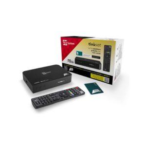 TivuSat Telesystem TS9019HEVC HD Decoder + Tivusat HD SmartCard