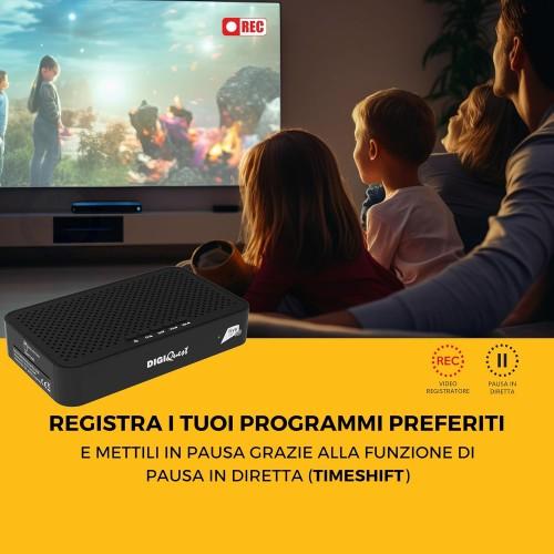 TIVUSAT DIGIQUEST Q30 CLASSIC HD Satellite TV Receiver PVR + FREE PRE-ACTIVATED Tivusat HD SmartCard - Image 5