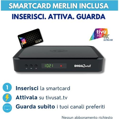 TIVUSAT DIGIQUEST Q99 4K UHD Satellite TV Receiver PVR + FREE PRE-ACTIVATED Tivusat 4K SmartCard - Image 6