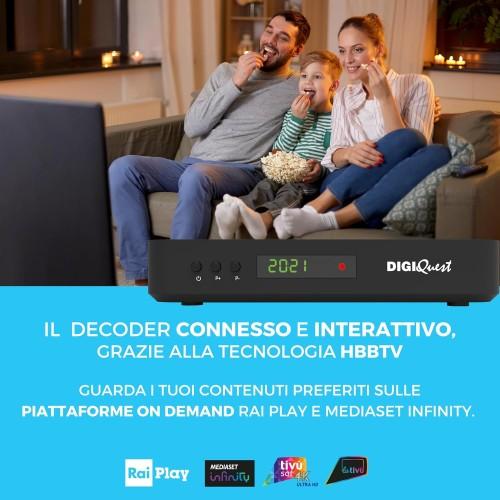 TIVUSAT DIGIQUEST Q99 4K UHD Satellite TV Receiver PVR + FREE PRE-ACTIVATED Tivusat 4K SmartCard - Image 9